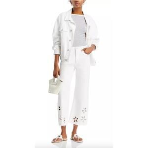 Women's Driftwood Charlee High Rise Barrel Leg Jeans in White size 26 Bohemian